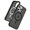 thumbnail image 1 of Allytechgroup Carbon Fiber Case for iPhone 14 Pro Max, Slim Lightweight Magnetic Back Cover Support Wireless Charging Non-Slip Shockproof Anti-Scratch for iPhone 14 Pro Max Women Men, Lightblack, 1 of 9