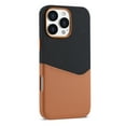 thumbnail image 1 of Allytechgroup Card Holder Case for Apple iPhone 16 Pro Max, Compatible with Magsafe Dual-Tone Fabric PU Leather Wallet Case with Magnetic Charging, Hidden Card Slot, Bumper Cover for Men & Women, 1 of 8