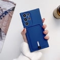 thumbnail image 1 of Allytechgroup Card Holder Case Compatible with Samsung Galaxy S25, [Full Camera Lens Protection] Thin & Light Fashion Solid Color Soft TPU Shockproof & Anti-Scratch Case for Women Men, Darkblue, 1 of 8