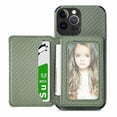 thumbnail image 1 of Allytechgroup Card Holder Wallet Case for iPhone 16 Pro, RFID Blocking Premium PU Leather Slim Fit Cash Pocket Shockproof Wallet Phone Case Cover for iPhone 16 Pro, Green, 1 of 5