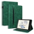 thumbnail image 1 of Allytechgroup Case for 7" Amazon Kindle Paperwhite (12th Generation, 2024) & Kindle Colorsoft Signature Edition (1st Gen), Slim Stand PU Leather Shockproof Folio Wallet Cover with Card Slots, Green, 1 of 9