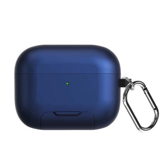 Allytechgroup Case for Apple Airpods Pro 3rd Generation Cover 2025, PC Phone Stand Design with Keychain Shockproof Wireless Charging Support Dustproof Earbuds Case for AirPods Pro 3 2025, Darkblue