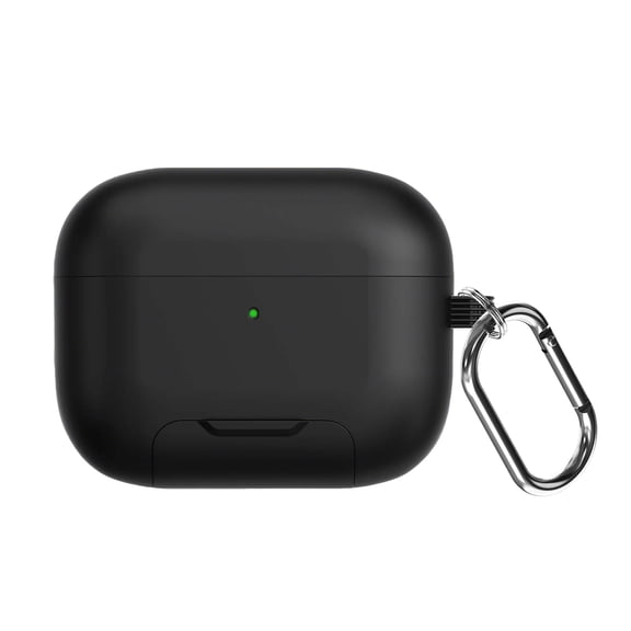 Allytechgroup Case for Apple Airpods Pro 3rd Generation Cover 2025, PC Phone Stand Design with Keychain Shockproof Wireless Charging Support Dustproof Earbuds Case for AirPods Pro 3 2025, Black