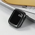 thumbnail image 1 of Allytechgroup Case for Apple Watch Series 6/Series 5/Series 4/SE 44mm, Hard Shell Bumper Anti-Scratch Protective (No Screen Protector) Case Cover for Apple Watch Series 6 5 4 SE 44mm, Black, 1 of 5