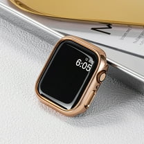 Allytechgroup Case for Apple Watch Series 6/Series 5/Series 4/SE 44mm, Hard Shell Bumper Anti-Scratch Protective (No Screen Protector) Case Cover for Apple Watch Series 6 5 4 SE 44mm, Rosegold