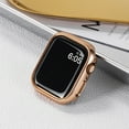 thumbnail image 1 of Allytechgroup Case for Apple Watch Series 9/Series 8/Series 7 45mm, Hard Shell Bumper Anti-Scratch Protective (No Screen Protector) Case Cover for Apple Watch Series 9 8 7 45mm, Rosegold, 1 of 5