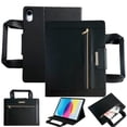 thumbnail image 1 of Allytechgroup Case for Apple iPad 9th 8th 7th Gen 2021/2020/2019, PU Leather Business Portfolio Tablet Cover with Handle Zipper Pocket Auto Wake/Sleep, Stand Function Bag Case for iPad 10.2",Black, 1 of 7