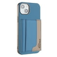 thumbnail image 1 of Allytechgroup Case for Apple iPhone 13, 2-in-1 Detachable Card Holder Magnetic RFID Blocking Wallet Shell [Compatible with MagSafe] Stand PU Leather Cover with Credit Card Slots/Cash Slots, Lightblue, 1 of 13