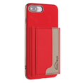 thumbnail image 1 of Allytechgroup Case for Apple iPhone 8 Plus/7 Plus, 2-in-1 Detachable Magnetic RFID Blocking Wallet Shell [Compatible with MagSafe] Stand PU Leather Cover with Credit Card Slots/Cash Pockets, Red, 1 of 11