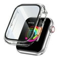 thumbnail image 1 of Allytechgroup Case Compatible for Apple Watch Series 3/2/1 42mm Screen Protector, Full Hard PC Scratch Resistant Bumper Protective Cover for iWatch Series 3/2/1 42mm, Clean, 1 of 8