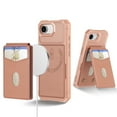 thumbnail image 1 of Allytechgroup Case Compatible with Mag-safe for iPhone 16e,RFID Blocking 2 in 1 Detachable PU Leather Magnetic Wallet Case with Credit Card Slots Kickstand Shockproof Cover, Rosegold, 1 of 7