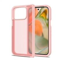 Allytechgroup Case for Google Pixel 10 Pro Fold, Hard PC Slim Fit Rugged Heavy Duty Durable Cover Case Non-slip Shockproof Back Cover Bumper for Google Pixel 10 Pro Fold, Pink