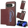 thumbnail image 1 of Allytechgroup Case for Google Pixel 10 Pro XL with Cards Holder, RFID Blocking 2 In 1 Wallet Case with Stand Support Wireless Charging Shockproof Magnetic Back Cover for Women Men, Winered, 1 of 6