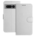 thumbnail image 1 of Allytechgroup Case for Google Pixel 7 Pro with Credit Card Slot, Slim Luxury PU Rugged Non-Slip Grip Shockproof Bumper Full Body Protective Cover Men Women Phone Case for Google Pixel 7 Pro, Silver, 1 of 9