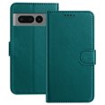 thumbnail image 1 of Allytechgroup Case for Google Pixel 7 Pro with Credit Card Slot, Slim Luxury PU Rugged Non-Slip Grip Shockproof Bumper Full Body Protective Cover Men Women Phone Case for Google Pixel 7 Pro, Green, 1 of 9