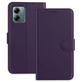 thumbnail image 1 of Allytechgroup Case for Motorola Moto G Power (2025) with Credit Card Slot, Slim Luxury PU Rugged Non-Slip Grip Shockproof Bumper Full Body Protective Cover Men Women Phone Case, Purple, 1 of 9
