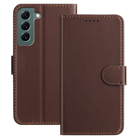 Allytechgroup Case for Samsung Galaxy A36 5G with Credit Card Slot, Slim PU Rugged Non-Slip Grip Shockproof Bumper Full Body Protective Cover Men Women Phone Case for Galaxy A36 5G, Brown