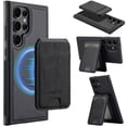 thumbnail image 1 of Allytechgroup Case for Samsung Galaxy S21 Ultra, 2 In 1 Wallet Stand Case with Detachable Card Holder Support Wireless Charging Shockproof Magnetic Back Cover for Samsung Galaxy S21 Ultra, Black, 1 of 13