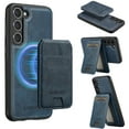 thumbnail image 1 of Allytechgroup Case for Samsung Galaxy S22, 2 In 1 Wallet Stand Case with Detachable Card Holder Support Wireless Charging Shockproof Magnetic Back Cover for Samsung Galaxy S22, Blue, 1 of 13