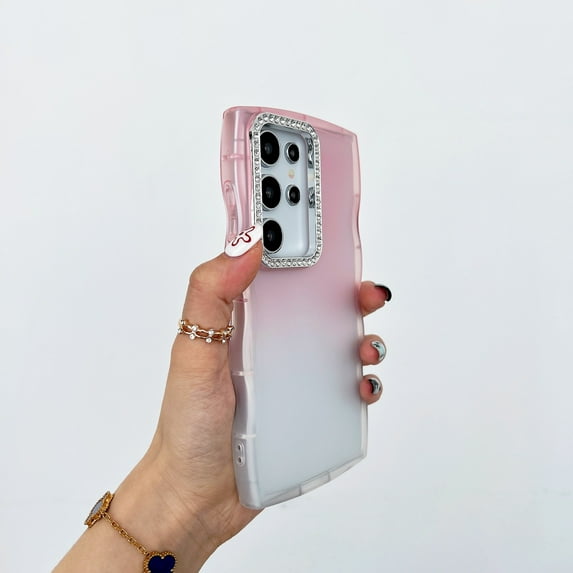 Allytechgroup Case For Samsung Galaxy S23 Ultra, Soft TPU Shock-Absorbent Back Cover Protective Lightweight Non-Slip Anti-Scratch Rugged Heavy Duty Durable Cover Case for Women Men, Pink