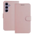thumbnail image 1 of Allytechgroup Case for Samsung Galaxy S25 with Credit Card Slot, Slim Luxury PU Rugged Non-Slip Grip Shockproof Bumper Full Body Protective Cover Men Women Phone Case for Samsung Galaxy S25, Rosegold, 1 of 9