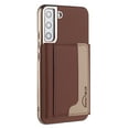 thumbnail image 1 of Allytechgroup Case for Samsung Galaxy S25, [RFID Blocking] 2-in-1 Detachable Magnetic Wallet Case [Compatible with MagSafe] Stand Slim PU Leather TPU Cover with Credit Card Slots/Cash Slot, Brown, 1 of 13