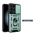thumbnail image 1 of Allytechgroup Case for Samsung Galaxy S25 Ultra, Galaxy S25 Ultra Case with Slide Lens Cover, [Rotated Ring Kickstand] Heavy Duty [Military Grade Protection] Silicone Shockproof Rugged Case, Green, 1 of 8