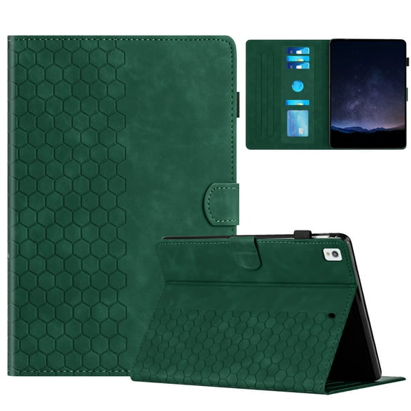 Allytechgroup Case for Samsung Galaxy Tab A 10.1 (2019) SM-T510/T515, Slim Stand Protective Cover with Credit Card Slot Cover for Galaxy Tab A 10.1 Inch 2019 Release SM-T510/T515, Green