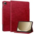 thumbnail image 1 of Allytechgroup Case for Samsung Galaxy Tab A8 10.5 Inch 2022 SM-X200 X205 X207, Shockproof Flip Folio Tablet Case with Auto Sleep/Wake Multi-Angle Viewing Stand Cute Cat Magnetic Closure, Red, 1 of 6