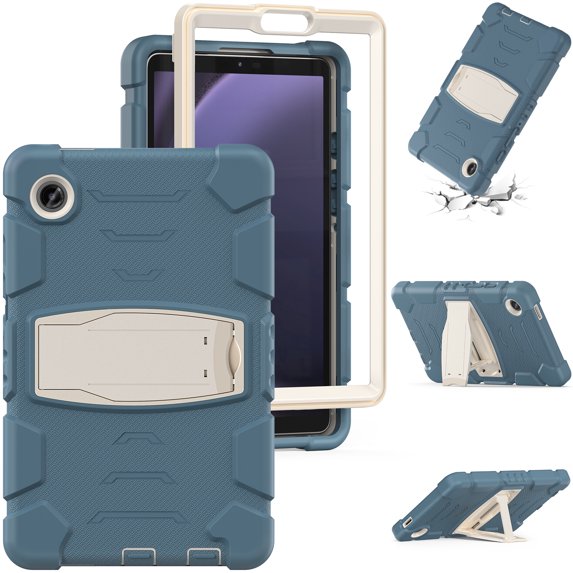 Allytechgroup Case for Samsung Galaxy Tab A11 2025/A9 2023 8.7", Kids Friendly Case with Kickstand Shockproof Back Cover for Galaxy Tab A11 (SM-X133/X135)/A9 (SM-X110/X115), Cornflowerblue