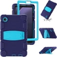 thumbnail image 1 of Allytechgroup Case for Samsung Galaxy Tab A11 2025/A9 2023 8.7", Kids Friendly Case with Kickstand Shockproof Back Cover for Galaxy Tab A11 (SM-X133/X135)/A9 (SM-X110/X115), Navyblue, 1 of 9