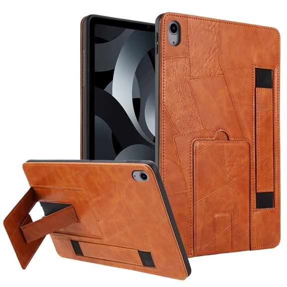 Allytechgroup Case for iPad 11th 10th Gen, Built-in Kickstand Non-Slip PU Leather for iPad (A16) 11th Generation Case 11 Inch 2025/ for iPad 10th Generation Case 10.9 Inch 2022, Brown