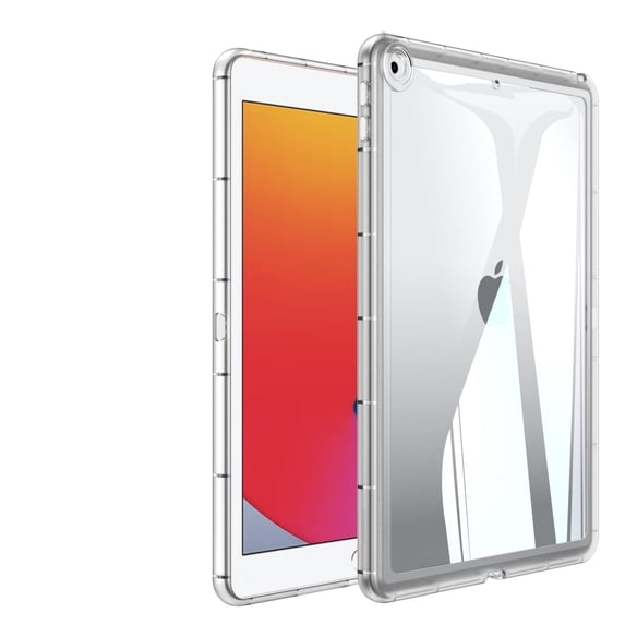Allytechgroup Case for iPad 9th/8th/7th Generation 10.2-Inch (2021/2020/2019 Release), Soft TPU Slim Lightweight Not Yellowing Shockproof and Anti-Scratch Protective for Apple iPad 10.2 Inch, Clear