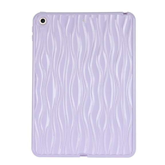Allytechgroup Case for iPad 9th/ 8th/ 7th Generation 10.2 inch (Case for iPad 9/8/ 7 Gen), Slim Lightweight Soft TPU Shockproof Protective Back Cover for iPad 9 8 7 Gen, Purple