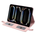 thumbnail image 1 of Allytechgroup Case for iPad 9th/8th/7th Generation Case 10.2" with Pencil Holder,Premium PU Leather Business Folio Stand Smart Cover with Shoulder/Hand Strap Card Slots Wallet Case, Pink, 1 of 8