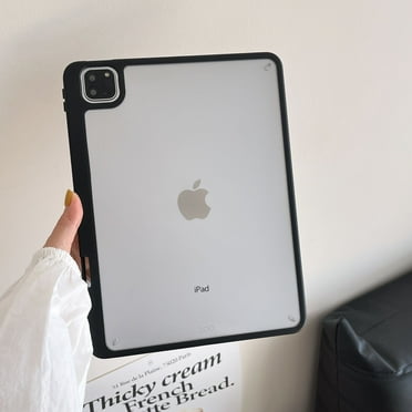 Allytechgroup Case for iPad (A16) 11th Generation 11 Inch 2025, iPad 10th Generation 10.9 inch 2022, Not Yellowing Support Wireless Charging with Pen Holder Shockproof Protective Cover, Black