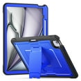 thumbnail image 1 of Allytechgroup Case for iPad Air 13 Inch M3 2025/M2 2024 with Pencil Holder/ Support Pencil 2nd & Magnetic Attachment Wireless Charging Kickstand Hard PC + Soft TPU Shockproof Stand Rugged Cover,Blue, 1 of 12