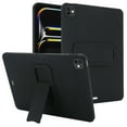 thumbnail image 1 of Allytechgroup Case for iPad Pro 11 2024 with Kickstand, Shock-Absorbent TPU and Hard PC Camera Protection Includes Cleaning Cloth & Stylus Shockproof Protective Back Cover for Women Men, Black, 1 of 7