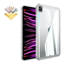 Allytechgroup Case for iPad Pro 11 Inch 2022/2021/2020/2018 (4th/3rd/2nd/1st gen), Soft TPU Slim Lightweight Not Yellowing Shockproof and Anti-Scratch Protective Cover for iPad Pro 11 Inch, Clear