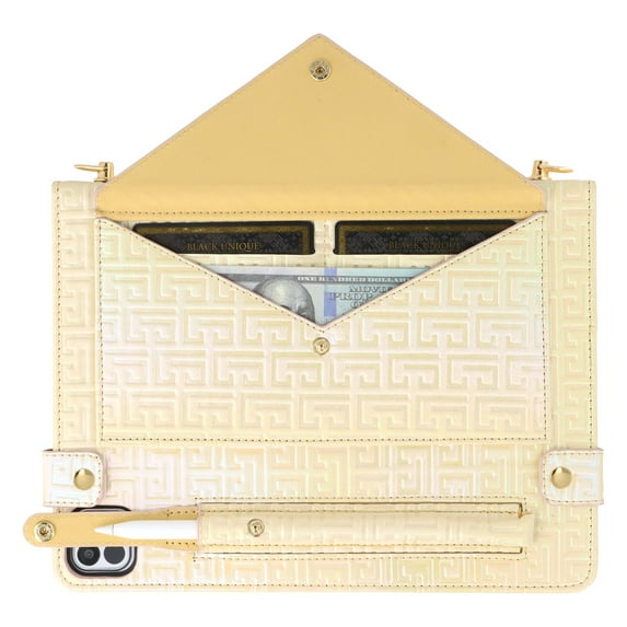 Allytechgroup Case for iPad Pro 13 2024, Folio Stand PU Leather Crossbody Cover with Pencil Holder+Card Slots Wallet Case with Shoulder Strap+Hand Strap for iPad Pro 13 inch M4 2024, Apricot