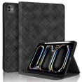 thumbnail image 1 of Allytechgroup Case for iPad Pro 13-Inch M4 (2024), Built-in Soft TPU & Pen Slot Elastic Band Flip Stand Bumper Shockproof Back Cover Case Auto Wake/Sleep for Women Men, Black, 1 of 7