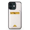 thumbnail image 1 of Allytechgroup Case for iPhone 12 Mini with Detachable Cards Holder, RFID Blocking 2 In 1 Wallet Case with Kickstand Shockproof Back Cover Shell for iPhone 12 Mini, White, 1 of 9