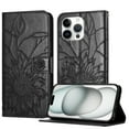 thumbnail image 1 of Allytechgroup Case for iPhone 12 Pro / 12 6.1" with Credit Card Slot, PU Leather RFID Blocking Flip Wallet Phone Case Stand Shockproof Protective Back Cover for iPhone 12 Pro / 12 6.1", Black, 1 of 6