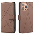 thumbnail image 1 of Allytechgroup Case for iPhone 12 Pro Max with Credit Card Slot, RFID Blocking PU Leather Slim Stand Wallet Flip Case Shockproof Full Body Cover Bumper for iPhone 12 Pro Max, Brown, 1 of 7