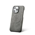 thumbnail image 1 of Allytechgroup Case for iPhone 13 Pro Max Compatible with MagSafe for Women Men, Shockproof Slim Thin Retro PU Leather Lightweight Case for iPhone 13 Pro Max - Gray, 1 of 11