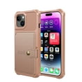 thumbnail image 1 of Allytechgroup Case for iPhone 13 Pro Max, Flip Card Pocket Feature Magnetic Car Mount Shockproof Anti-drop Heavy Duty Protective Case for iPhone 13 Pro Max 2024, Rosegold, 1 of 7