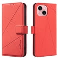 thumbnail image 1 of Allytechgroup Case for iPhone 15 with Credit Card Slot, RFID Blocking PU Leather Slim Stand Wallet Flip Case Shockproof Full Body Cover Bumper for iPhone 15, Red, 1 of 6