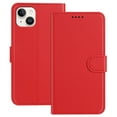 thumbnail image 1 of Allytechgroup Case for iPhone 15 Plus with Credit Card Slot, Slim Luxury PU Rugged Non-Slip Grip Shockproof Bumper Full Body Protective Cover Men Women Phone Case for iPhone 15 Plus, Red, 1 of 9