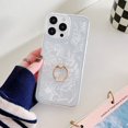thumbnail image 1 of Allytechgroup Kickstand Stand Flower Design Back Cover Cell Phone Case with Ring Holder Stand for Apple iPhone 15, Multi-color, 1 of 8