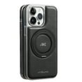 thumbnail image 1 of Allytechgroup Case for iPhone 16 Plus with Ring Holder, PU Leather Support Wireless Chagring Shockproof Protective Magnetic Back Cover for iPhone 16 Plus, Black, 1 of 8